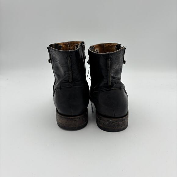 Frye Leather Veronica Seam Short Boots Ankle Zip Booties Women's 8B - Picture 4 of 13